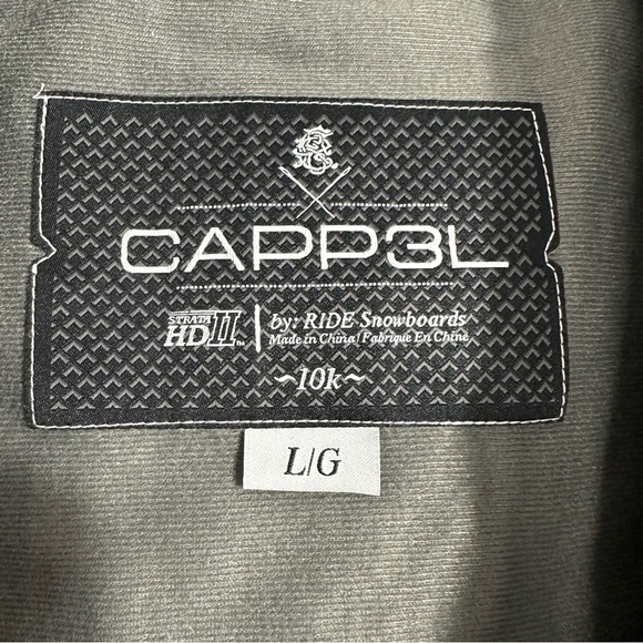 Ride Cappel Magnificent Insulated Snowboard Jacket, large, putty/brown - Picture 14 of 16